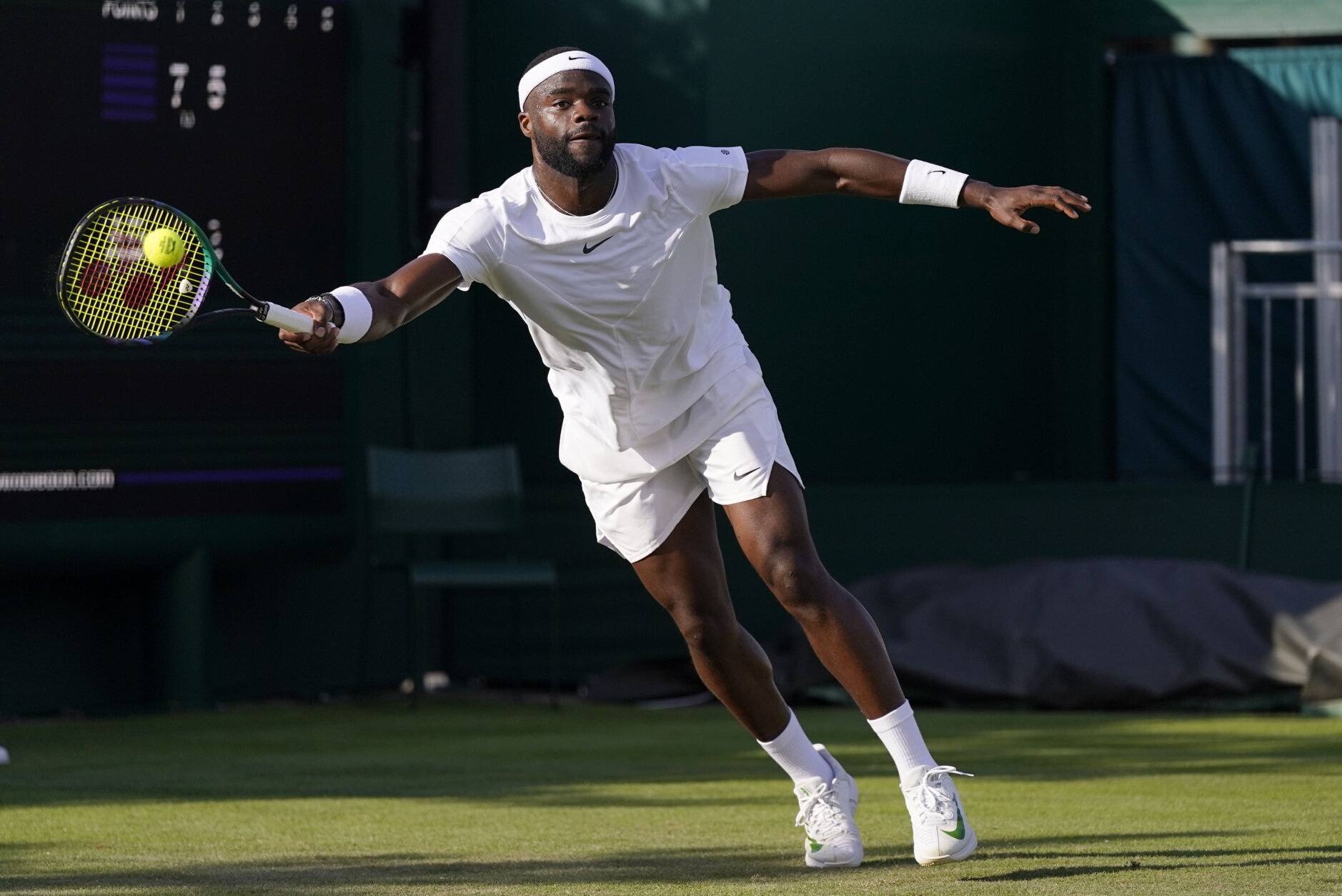 Frances Tiafoe sends footwear message to Travis Scott at Wimbledon ...